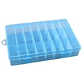 thumbnail image 1 of NUZYZ Storage Box Large Capacity Transparent PP Home 24 Grids Dividers Box for Crafts, 1 of 8