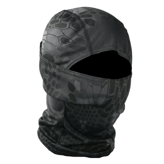 NUZYZ Unisex Camo Print Outdoor Cycling Balaclava Neck Gaiter Cap Full Face Cover