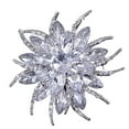 thumbnail image 1 of NUZYZ Wedding Bridal Large Flower Rhinestone Lady Scarf Brooch Pin Jewelry Decor, 1 of 8