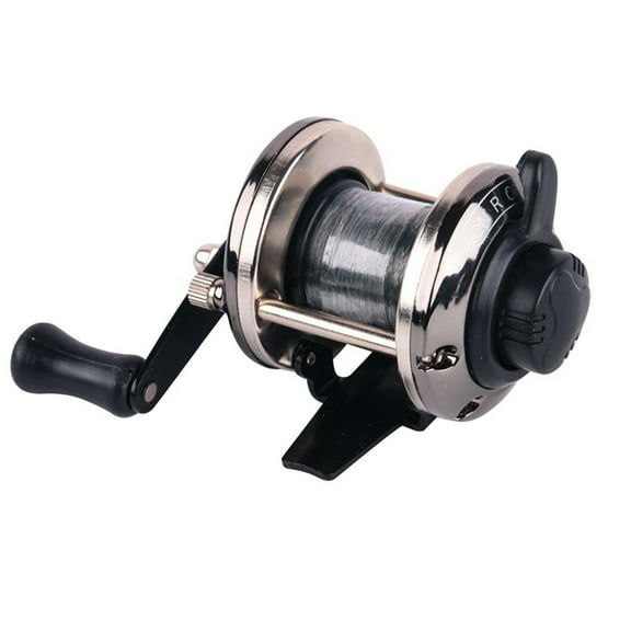 NUZYZ Winter Trolling Ice Fishing Reel Spinning Wheel Fish Tackle Tool with Line