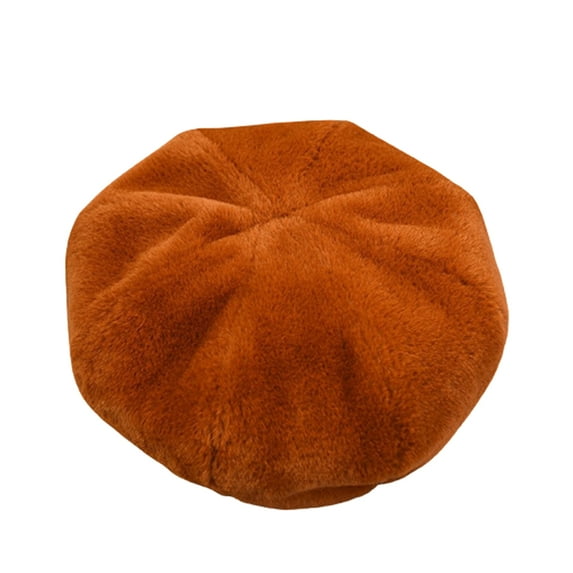 NUZYZ Woman Autumn Winter Warm Fashion Solid Color All-Match Berets Beanie Cap Hat