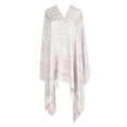 thumbnail image 1 of NUZYZ Women Shawl Plant Flower Jacquard Print Shawl Scarf with Tassel Decoration Spring Autumn Versatile Wrap,White, 1 of 7