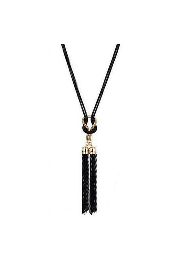 Women Tassel Pendant All Match Long Chain Necklace Jewelry Gift