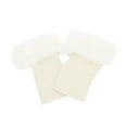 thumbnail image 1 of NUZYZ Women Winter Solid Color Short Knit Leg Warmers Boot Socks Toppers Fluffy Cuffs White, 1 of 8