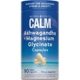 thumbnail image 1 of Calm Ashwagandha + Magnesium Glycinate Capsules | 90 Count | by Natural Vitality, 1 of 6