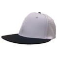 thumbnail image 1 of NV Caps Adult Nvc30u Flat Visor W/Contrasting Undervisor, Stretch Fit, Laser Cut Holes Baseball Cap, 1 of 1