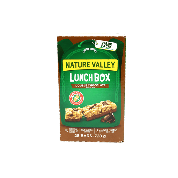 Nature Valley Lunch Box Double Chocolate Flavor Granola Bars, 28ct, 728g/1.6 lb.
