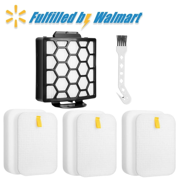 NV105C Replacement Filters for Shark Swivel Pro Complete Upright NV150C, NV251, NV255 and Zero-M Self-Cleaning Brushroll Pet Canadian Version ZU62 ZU62C, Replace Parts1238FT60 & 1239FT60
