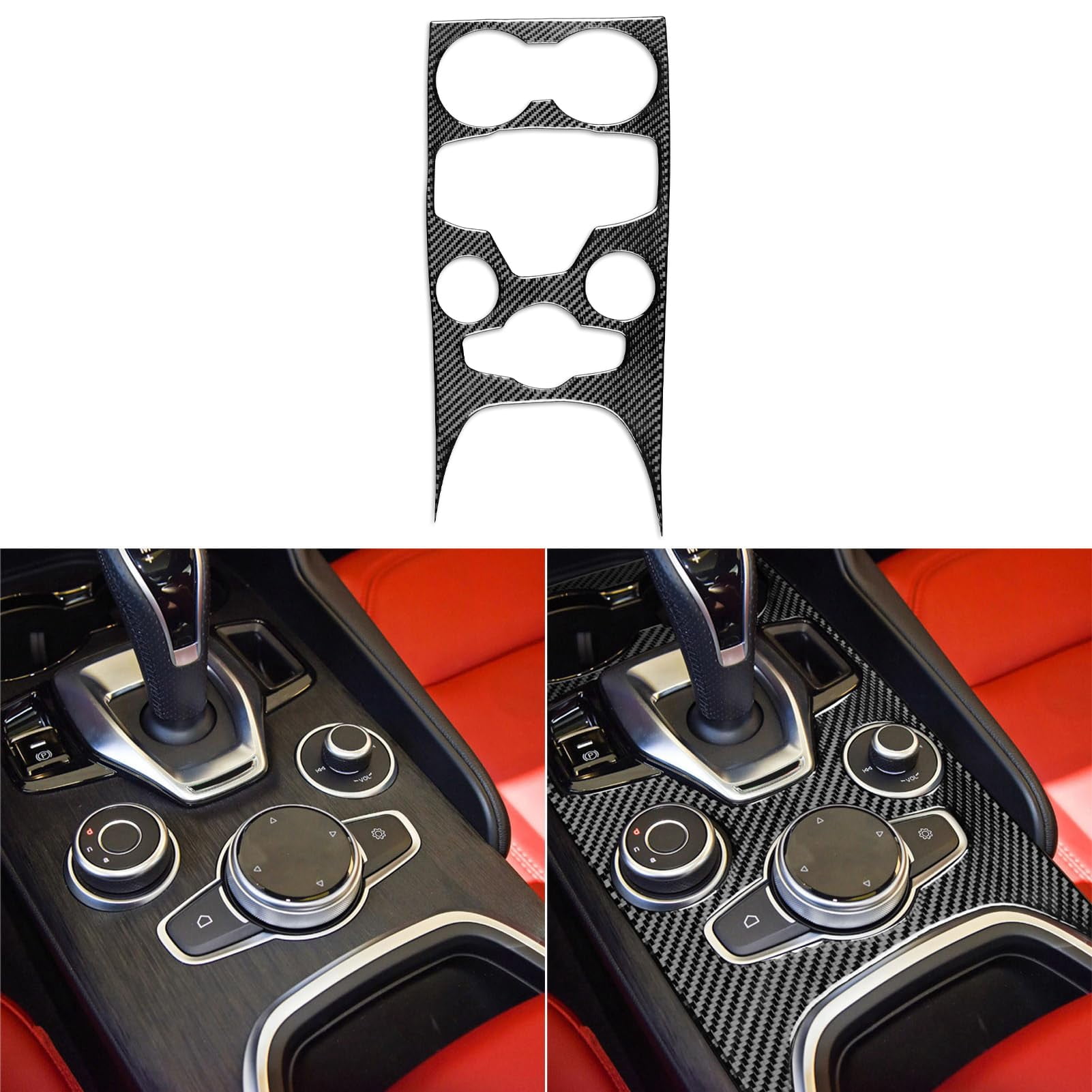 New Blue Decorative Gear Box Cover For ALFA Romeo Stelvio 2017-2019 - Engine Bay Dress Up