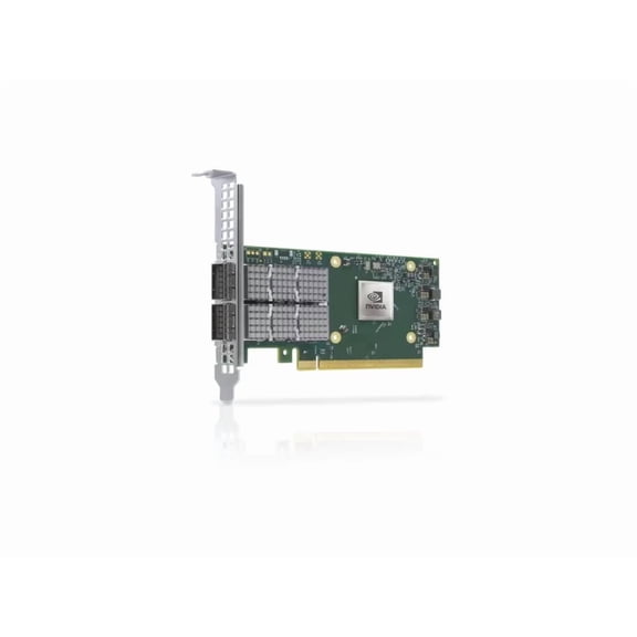 NVIDIA ConnectX-6 Dx Ethernet SmartNIC - PCI Express 4.0 x16 - 100 Gbit/s Data Transfer Rate - 2 Port(s) - Optical Fiber - 100GBase-X - QSFP56 - Plug-in Card | MCX623106AN-CDAT