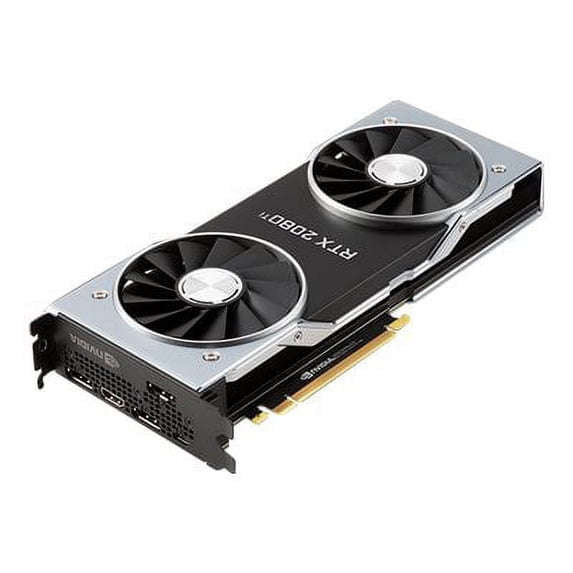 NVIDIA GeForce RTX 2080 Ti - Founders Edition - graphics card - GF RTX 2080 Ti - 11 GB GDDR6 - PCIe 3.0 - HDMI, DisplayPort, USB-C