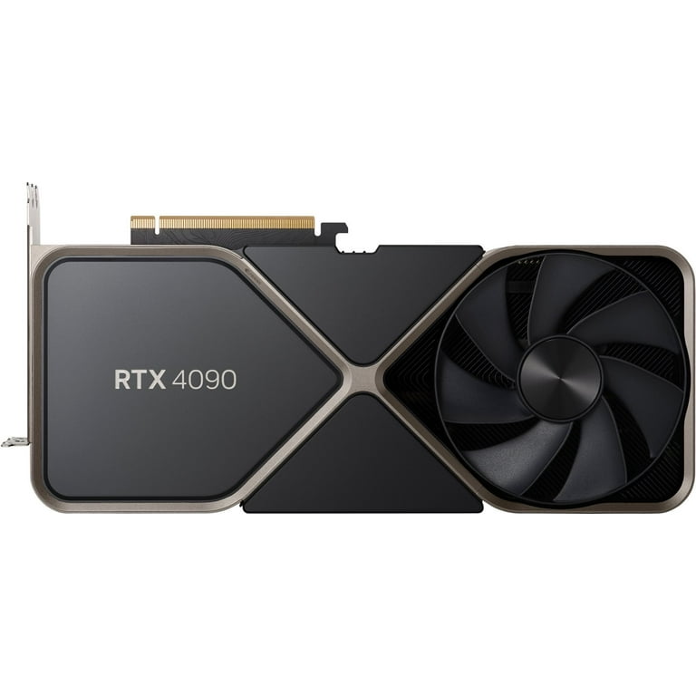 NVIDIA GeForce RTX 4090 Founders Edition Graphics Card 24GB GDDR6X -  Titanium and Black 