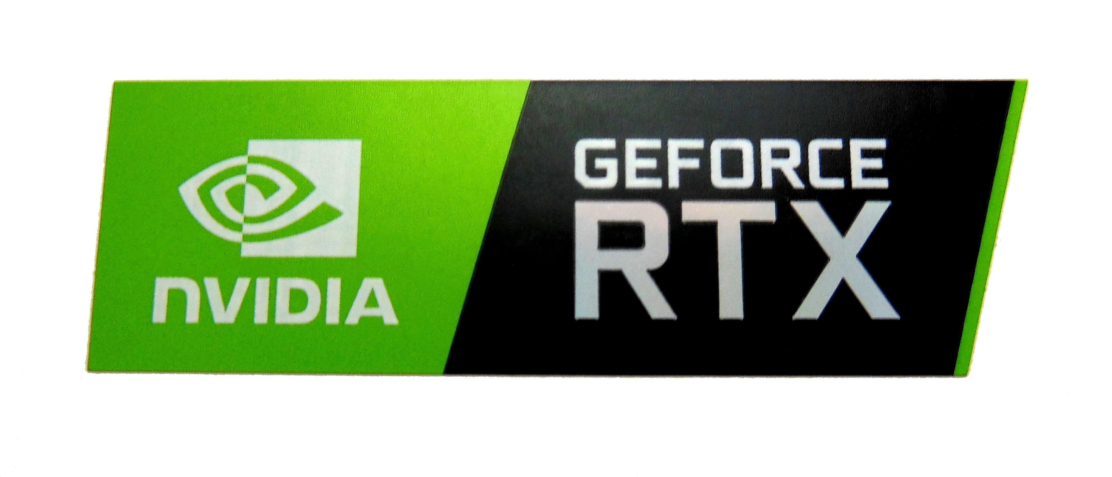 NVIDIA Geforce RTX Sticker 15 x 46mm / 5/8" x 1 13/16" [1072] - Walmart.com