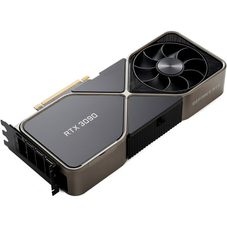NVIDIA GeForce RTX 3090 24GB GDDR6X  PCI Express 4.0 Graphics Card - Titanium and Black