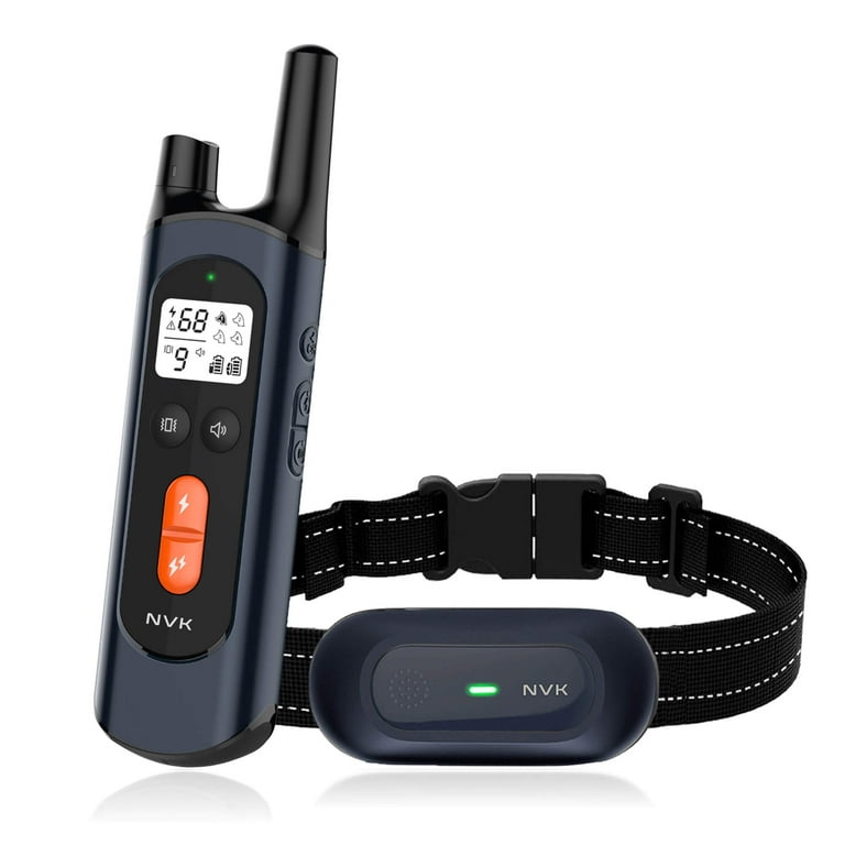 NVK Dog Shock Collar with Remote for Large Medium Small Dogs Rechargeable Dog Training Collar with 3 Modes