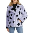 thumbnail image 1 of NVLT Women's Star Faux Fur Coat, 1 of 5