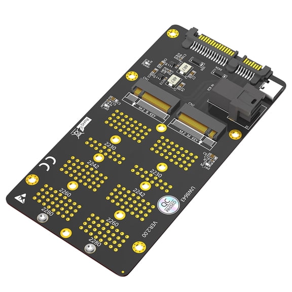 NVME M.2 SSDs to SATAIII/SFF 8643 Expansion Card for PC Enthusiasts and Professionals