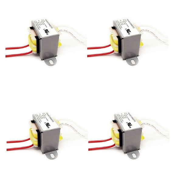 NVMIDTC AC/AC Power Transformer Input 110V 50/60HZ Output AC 12V 10VA Single Phase Transformer Step Down Transformer 110v to 12vac Power Converters Control Transformer 4 Pack 3 Yrs Warranty