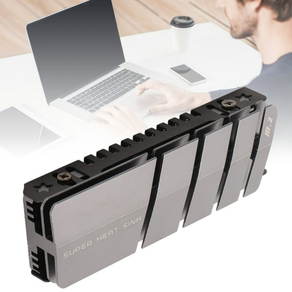 NVMe 2280 SSD Heatsink, Advanced Cooling With Thermal Pads For Stable Performance