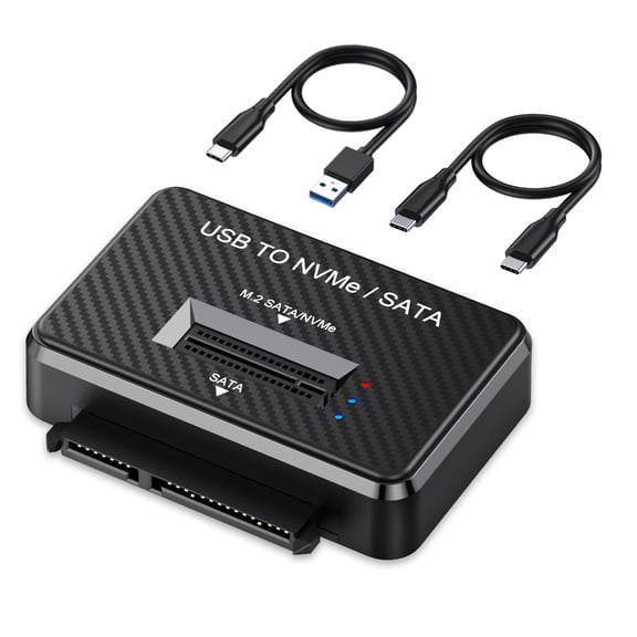 NVMe M.2 Duplicator Clone USB Docking Station for Hard Drive Heat Dissipation Data Transfer Adapter Accessories