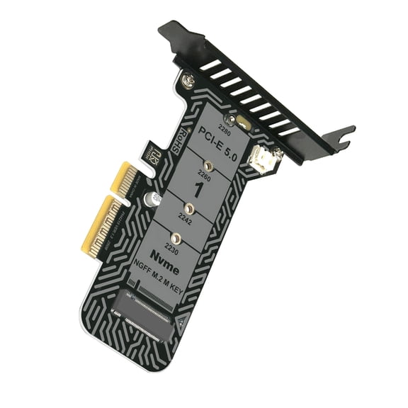 NVMe to PCIeX4 Expansion Adapter for Long Time Reliability in Industrial Applications