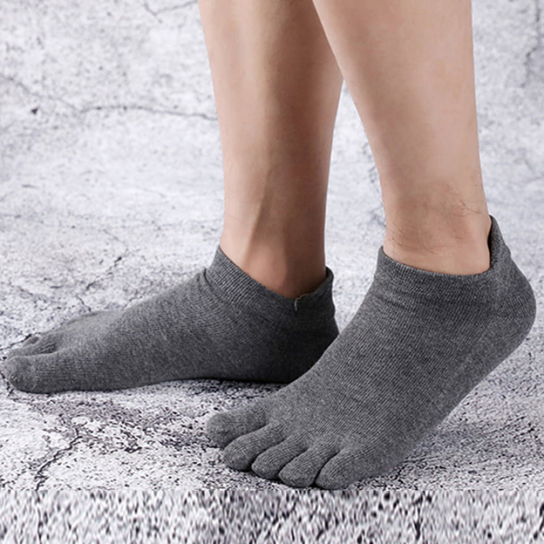 NVPPXV Orthopedic Compression Socks Men's Toe Socks Ultra Low Cut Liner