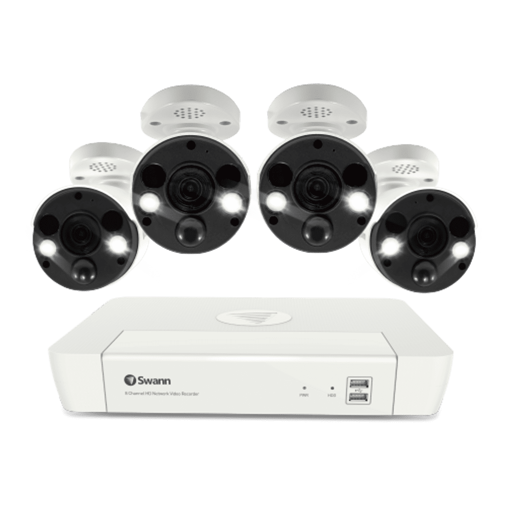 NVR8-8580W 4K/ 1TB/ 4x NHD-887MSFB 4K Bullet Professional