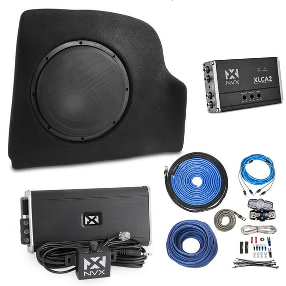 NVX BE-TOYHIG3-VS102 Car Subwoofer Bass Package 2014-2019 Toyota Highlander 10" 500W RMS 41.63 lbs