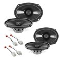 thumbnail image 1 of NVX Factory OEM Speaker Replacement Package for 2014-2018 Jeep Cherokee 6x9" Coaxial Car Speakers, 1 of 6
