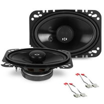 NVX Front Dash Factory Speaker Replacement Package for 1978-1983 Chevy Corvette 4x6" Coaxial Speaker