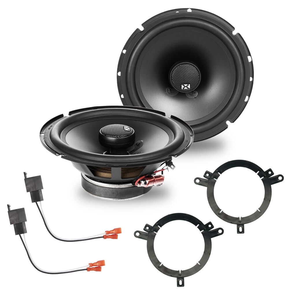 NVX Front Door 6.5" Coaxial Car Speaker Replacement Package for 1997-2000 Dodge Dakota 540W Peak