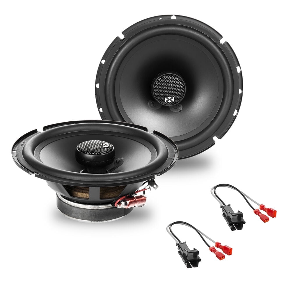 NVX Front Door 6.5" Coaxial Car Speaker Upgrade Pack for Select 1993-2002 Chevrolet Camaro 540W Peak