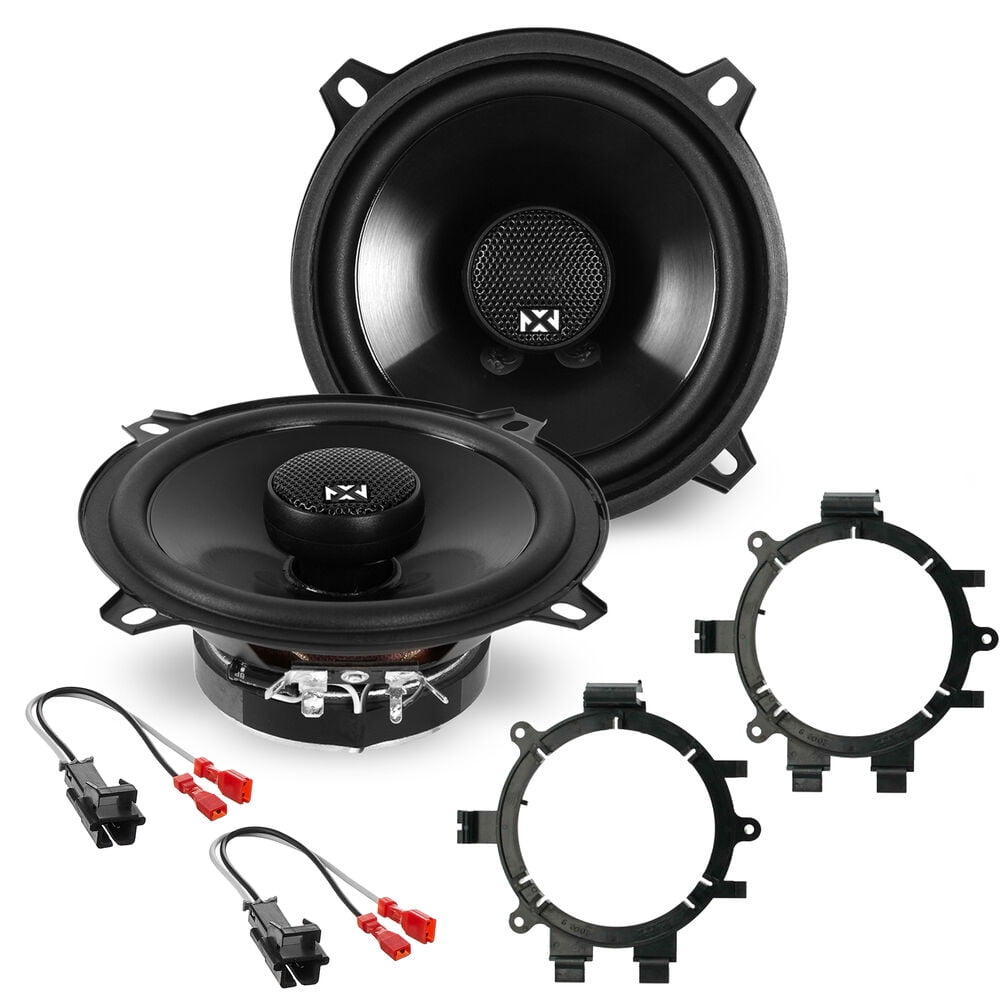 NVX Front Door Factory Speaker Replacement Package for 1995-2006 Chevy Tahoe 5.25" Coaxial Speakers