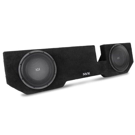 NVX LVE-DOD-RAMQCCG3-D12S Dual 12" Loaded Subwoofer Enclosure