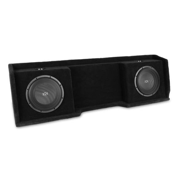 NVX LVE-GM-SLVECG1-D10S Dual 10" Sealed Loaded Subwoofer Enclosure