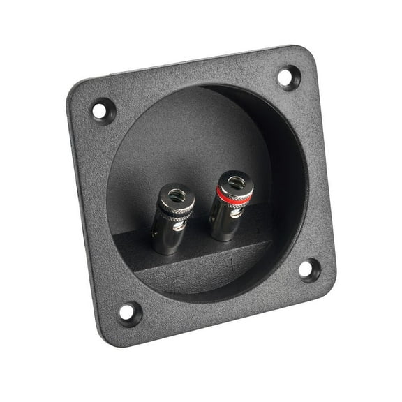 NVX NBTERM2 Square Push Style Outer Design Terminal Cups With Chrome-Plated Contacts