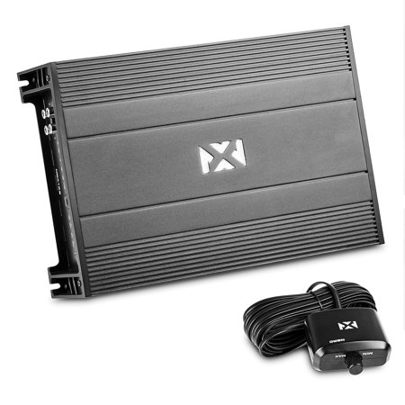 NVX NDA102 Class-D Monoblock Subwoofer Amplifier with Bass Remote Knob 1500W MAX Power