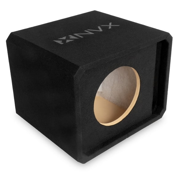 NVX NE101P Single 10" Slot Ported 3/4" MDF Subwoofer Enclosure