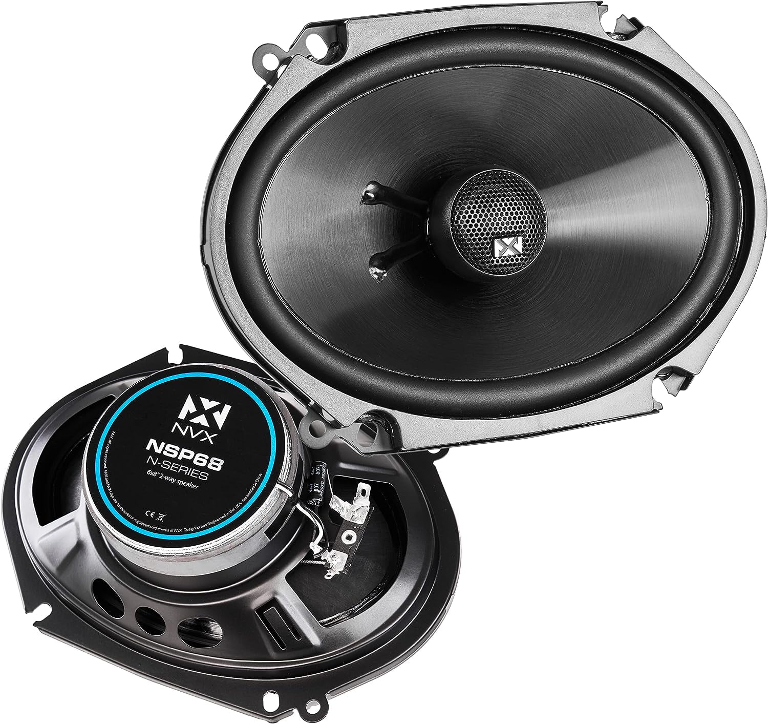4 x KENWOOD KFCC6865S 6x8" 6x8INCH 2WAY CAR AUDIO COAXIAL SPEAKERS