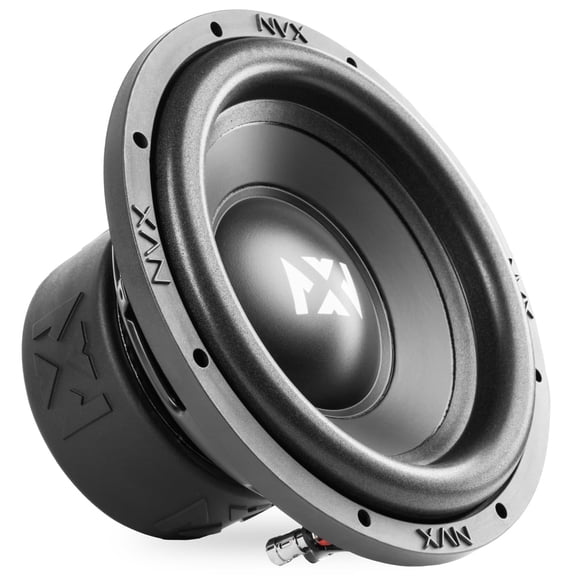 NVX NSW102v3 1000W Peak (500W RMS) N-Series v3 10" Dual 2-Ohm Car Subwoofer