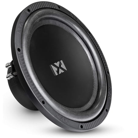 NVX NSW124v2 12" Dual 4-Ohm Car Subwoofer 700W Peak (350W RMS) N-Series 11 lbs Car Subwoofer