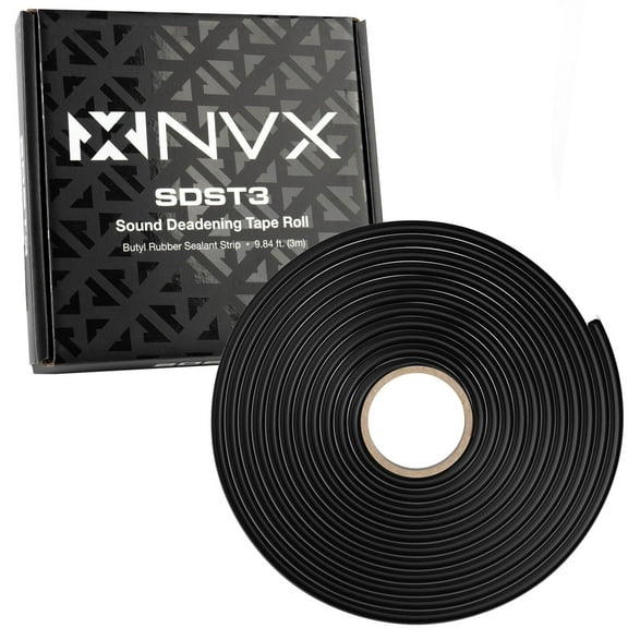 NVX SDST3 9.84 ft (3m) Butyl Rubber Sealant Strip Tape for Cars, Trucks, RV, and Marine