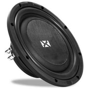 NVX SMW10D4 700W Peak (350W RMS) S-Series Shallow-Mount 10" Dual 4-Ohm Subwoofer