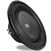 NVX SMW12D4 800W Peak (400W RMS) S-Series Shallow-Mount 12 Dual 4-Ohm Subwoofer