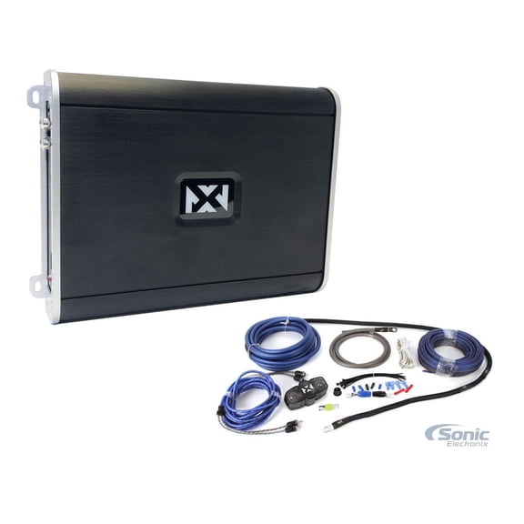NVX VAD17001 1700W RMS Class D Monoblock Car/Marine/Powersports Amp with Bass Remote + 50% Off NVX Premium Amp Kit!