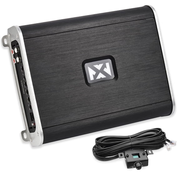 NVX VAD17001 Class D Monoblock 1-Ch Car Audio Amplifier 1700W RMS 1/2/4-Ohm Stable Marine Certified
