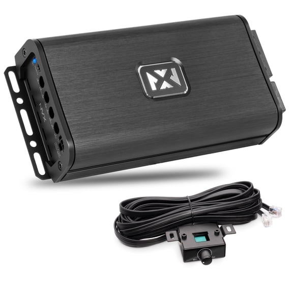 NVX VADM1v2 600W RMS Class D Monoblock Car/Marine/Powersports Amplifier with Bass Remote