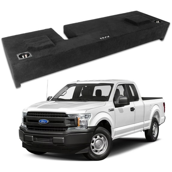 NVX VE-FRD-150CECG12-D12S 12" Subwoofer Enclosure for 2009-2018 Ford F-150 Super Crew Cab Trucks
