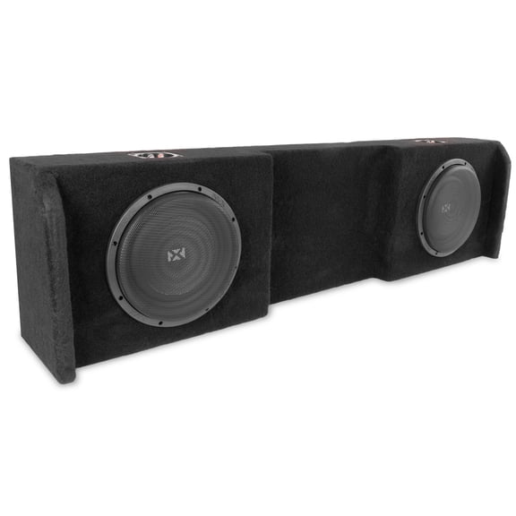 NVX VE-NIS-TTNCKCG1-D10S Dual 10" Loaded Subwoofer Enclosure