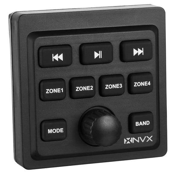 NVX VMPREM Wired Waterproof Remote with Zone Control for VMPS35 Black